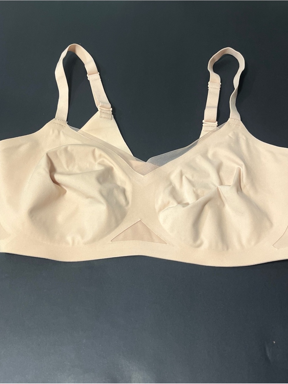Honeylove Wireless Nude Bra with Adjustable Straps xl 38D